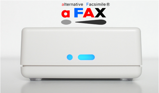 aFAXの前面パネル